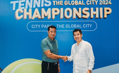 Giải vô địch quần vợt The Global City 2024 lần đầu tiên tổ chức tại trung tâm mới của TPHCM