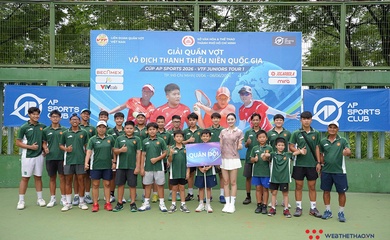 Khai màn VTF Juniors Tour 1 – Cúp AP Sports 2026: Sân chơi quy mô lớn mở đường cho tương lai quần vợt Việt Nam