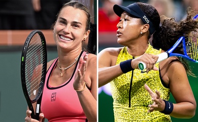 Sức mạnh vũ bão của Sabalenka thử thách Naomi Osaka ở vòng 16 đơn nữ Roland Garros