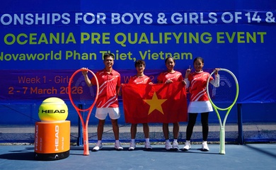 Khai mạc giải Quần vợt U14 thế giới 2026 tại Phan Thiết: Cánh cửa Grand Slam mở ra cho tay vợt Việt ngay trên sân nhà