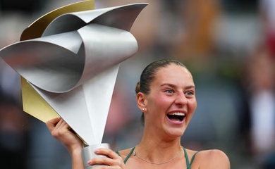 Marta Kostyuk vô địch quần vợt Madrid Open: Bản lĩnh thép đánh bại sức trẻ và giá trị thương mại của danh hiệu WTA 1000