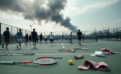 Giải quần vợt ATP tại UAE hủy bỏ vì drone và tên lửa: Khi an ninh địa chính trị đe dọa chuỗi cung ứng thể thao toàn cầu