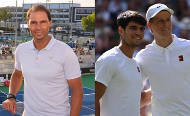 Tại sao huyền thoại quần vợt Nadal cho rằng Alcaraz "khó đoán", còn Sinner lại "bài bản" hơn?