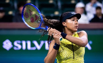 Naomi Osaka biến sân đấu quần vợt Indian Wells thành sàn diễn thời trang mang thông điệp mạnh mẽ