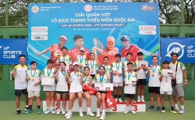 TP. Hồ Chí Minh giành ngôi nhất toàn đoàn khi VTF Juniors Tour 1 áp dụng thể thức ITF