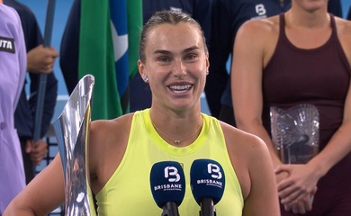 Sabalenka bảo vệ thành công danh hiệu quần vợt Brisbane 2026: Lời cảnh báo đanh thép cho Australian Open
