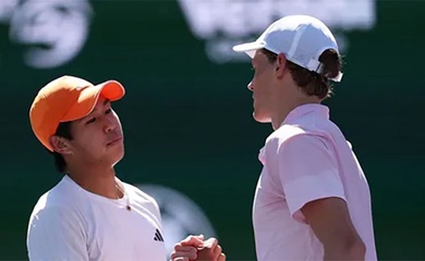 Đánh bại tài năng Mỹ này, Jannik Sinner liền gửi lời cảnh báo về sức mạnh của thế hệ quần vợt Next Gen tại Indian Wells