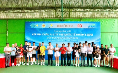 Khai mạc quần vợt ITF U18 - J30 Cúp Becamex Group 2026: Sân chơi quốc tế và bệ phóng cho tài năng trẻ Việt Nam
