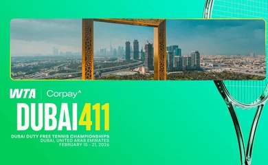 Lịch thi đấu quần vợt Dubai Duty Free năm 2026 mới nhất ngày 15/02: "Mỏ vàng" 100 tỷ VNĐ