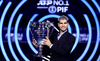 Carlos Alcaraz cho biết mục tiêu lớn nhất trong năm 2026 là vô địch giải quần vợt Úc Mở rộng