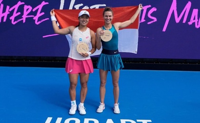 Ngôi sao Indonesia Janice Tjen vô địch giải quần vợt Hobart International 2026