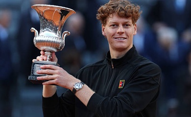 Jannik Sinner hạ Casper Ruud, hoàn thành "Bộ sưu tập vàng Masters" tại quần vợt Rome Open 2026