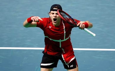 Bergs và Collignon đưa Bỉ vượt qua Pháp vào bán kết giải quần vợt Davis Cup 2025