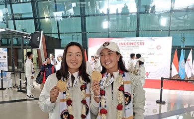 Janice/Aldila sử dụng tiền thưởng 1 tỷ rupiah từ SEA Games 2025 để trang trải chi phí tham gia quần vợt WTA Tour