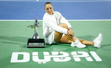 Con gái tỷ phú Jessica Pegula vô địch quần vợt Dubai Open 2026: Bài học về bản lĩnh vượt ngưỡng tuổi 30