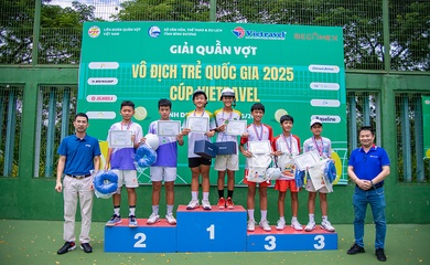 Cúp Vietravel 2025: Khép lại mùa giải trẻ rực rỡ, bùng nổ cảm xúc trên sân đấu quần vợt