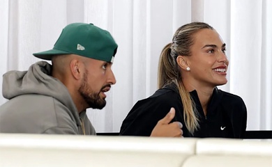 Đập tan lo ngại "bôi nhọ" quần vợt nữ: Màn trình diễn đẳng cấp giữa Kyrgios và Sabalenka