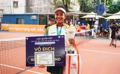 Giải Quần vợt các cây vợt xuất sắc quốc gia 2025: Vũ Hà Minh Đức và Trần Tchouassi Louise Natasha vô địch