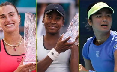 Bảng xếp hạng quần vợt WTA sau Miami 2026: Sabalenka bắt kịp huyền thoại Chris Evert, Iga Swiatek văng khỏi Top 3