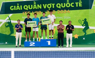 Quần vợt quốc tế ITF – J30 Ninh Bình 1 2024: Phạm La Hoàng Anh / Dương Hoàng Cương vô địch đôi nam