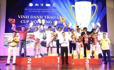 Giải Quần vợt CLB Ngành VLXD - TTNT Việt Nam - Sắc Hè Rực Rỡ Thanh Hóa 2024 hoàn thành sứ mệnh
