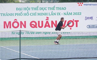 Kết quả và lịch thi đấu tennis Đại hội TDTT TPHCM 2022