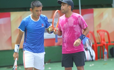 Kết quả tennis M25 Tây Ninh - Hải Đăng Cup ngày 4/10: Lý Hoàng Nam vào tứ kết đôi nam