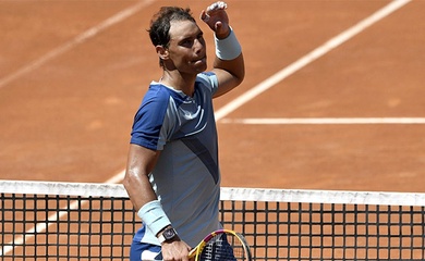 Kết quả tennis mới nhất 12/5: Nadal trở lại quá mạnh mẽ ở Rome