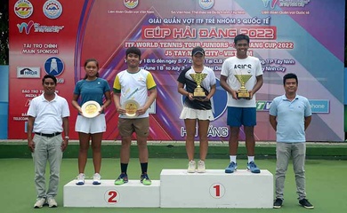 Kết quả tennis ITF U18 nhóm 5 Tây Ninh ngày 3/7: Quang Vinh giành á quân Đơn nam