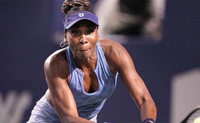 Venus Williams thua trong trận đấu 3 set ở vòng đầu tiên của giải quần vợt Auckland Classic