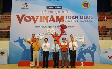 Bế mạc Giải vô địch trẻ Vovinam toàn quốc lần thứ 21 năm 2024: TPHCM xếp đầu toàn đoàn