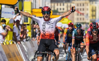 Victor Lafay nhất chặng 2 giải xe đạp Tour de France 2023, giúp Cofidis có chiến thắng sau 15 năm