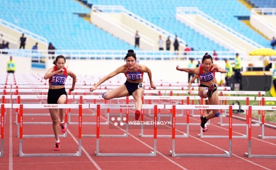 Người đẹp điền kinh chạy 100m rào Mỹ Tiên hạ quán quân SEA Games 31 tại giải Philippines