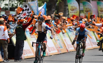 Cua-rơ Mông Cổ giành nhất chặng đầu tiên cho Đồng Nai tại giải xe đạp HTV Cup 2023