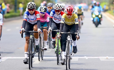Cua-rơ Nhật Bản nhất chặng 9 Giải xe đạp nữ Bình Dương 2024, Áo vàng sắp có chủ