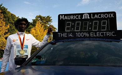 Những thống kê khó tin trong hành trình lập kỷ lục thế giới chạy 42,195km của Eliud Kipchoge
