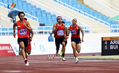 Tài năng điền kinh Thái Lan nhập tịch phá thế thống trị chạy 400m, 800m nam ở SEA Games 31