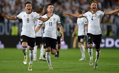 V.League với EURO 2016: Tuyển Đức giải quyết Pháp trong 90 phút