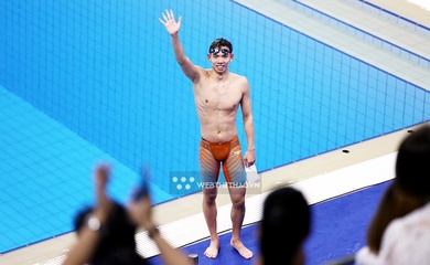 Nguyễn Huy Hoàng giành HCV bơi 1500m tự do tại Thái Lan nhưng chưa đạt chuẩn Olympic Paris 2024