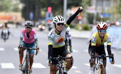 Vắng Nguyễn Thị Thật, đồng đội An Giang thắng chặng mở màn giải xe đạp nữ toàn quốc 2023