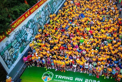 361° - Thương hiệu thể thao quốc tế đồng hành cùng 5000 VĐV chinh phục Tràng An Marathon 2024