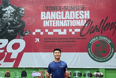 Lịch thi đấu cầu lông Bangladesh International Challenge năm 2024 mới nhất ngày 17/12