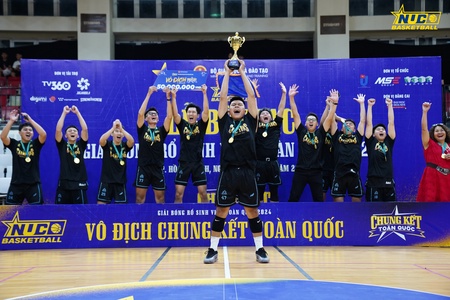 Kết quả Giải bóng rổ sinh viên toàn quốc NUC 2024: Chào đón 2 tân vương