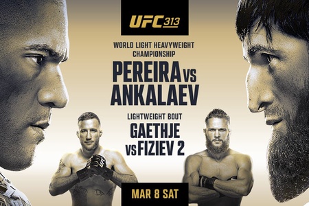 Lịch thi đấu UFC 313: Alex Pereira vs. Magomed Ankalaev