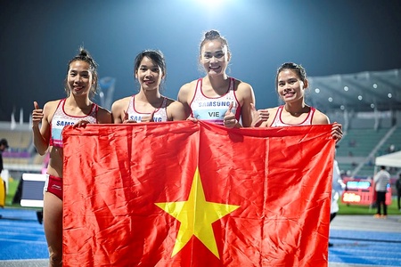 Điền kinh Việt Nam xếp thứ mấy trên bảng tổng sắp huy chương giải Vô địch điền kinh châu Á 2025?