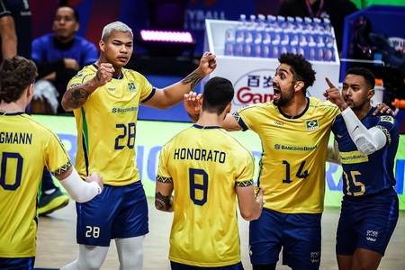 Lịch thi đấu bóng chuyền nam VNL 2025 ngày 15/6: Tâm điểm Brazil vs Slovenia