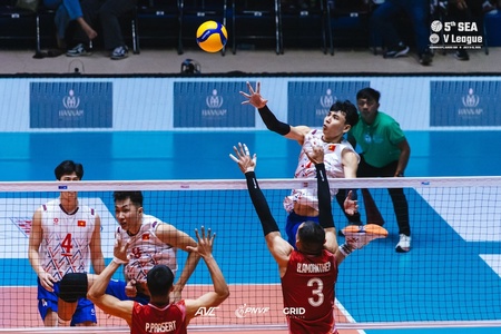 Đội tuyển bóng chuyền nam không còn cơ hội vô địch SEA V.League