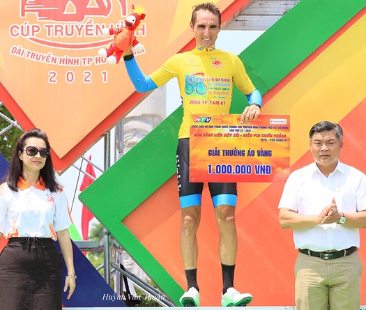 Áo vàng đổi chủ sau chặng 14 giải xe đạp Cúp truyền hình HTV 2021
