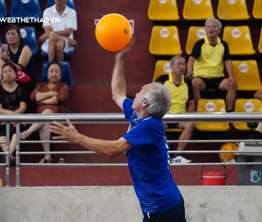 Những mái đầu bạc cùng niềm đam mê bất tận với  bóng chuyền hơi