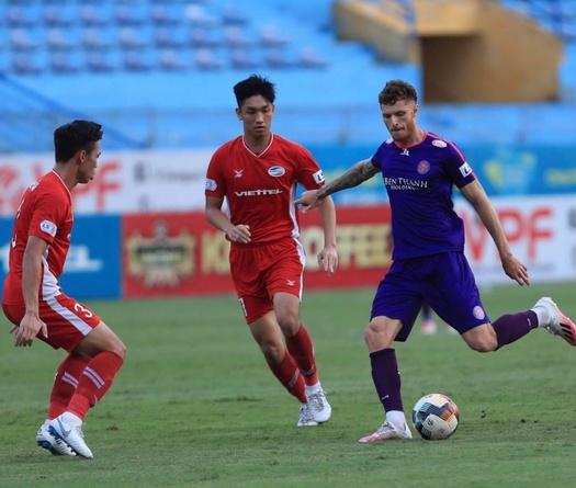 Trở lại sau COVID-19, hàng công Sài Gòn kém nhất V.League